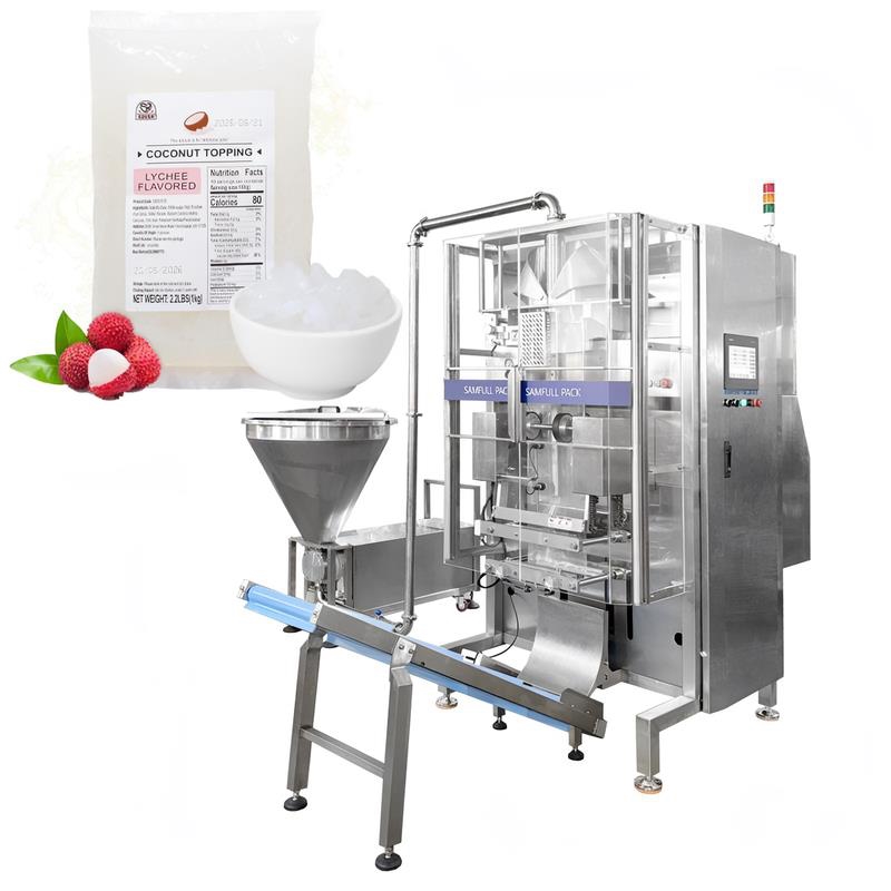 Automatic Nata de Coco Packing Machine with Syrup Filling
